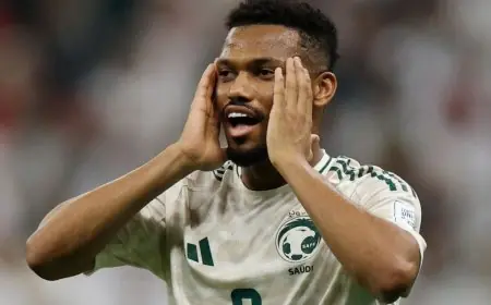 إصابة مؤثرة تهدد استعدادات السعودية لمواجهة فلسطين في كأس العرب