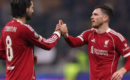 روبرتسون يؤكد: الفوز على إنتر كان ضرورياً وصلاح من أعظم نجوم ليفربول