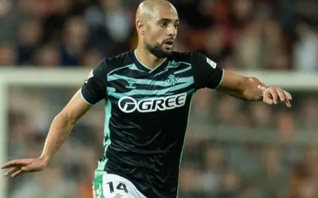 أمرابط يغادر بيتيس للسفر إلى المغرب استعدادًا للتعافي قبل كأس إفريقيا 2025