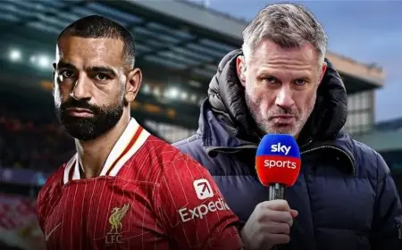 جيمي كاراجر يعترف بخطأه ويصف محمد صلاح بأسطورة ليفربول التاريخية