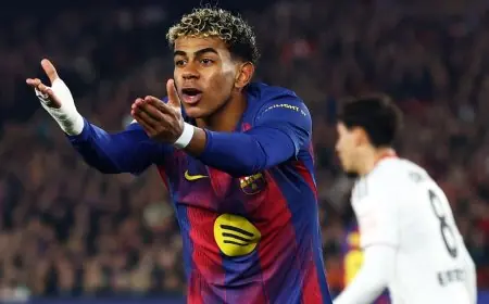 لامين يامال يعبر عن استيائه من تغييره في مباراة فرانكفورت ورغم ذلك يحتوي فليك الوضع في دوري أبطال أوروبا