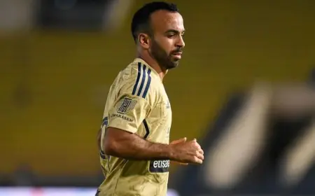 الأهلي يوضح تفاصيل إصابة أفشة في لقاء مصر والأردن