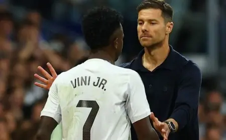 تشابي ألونسو يكشف لبيب جوارديولا عن تفاصيل توتر علاقته مع فينيسيوس