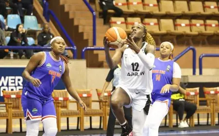 فوز الجيش الرواندي على C.N.S.S الكونغولي في بطولة أفريقيا لكرة السلة