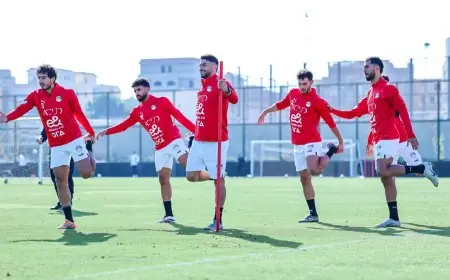 استعدادًا لكأس أمم أفريقيا منتخب مصر يبدأ تدريباته الصباحية بحماس