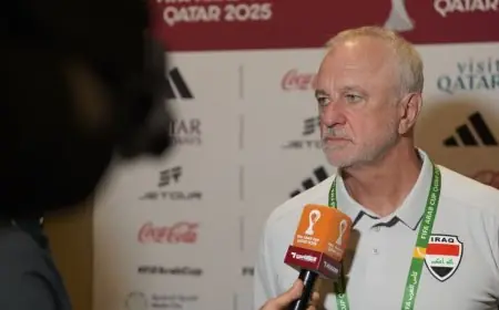 توقعات مدرب العراق: مواجهة نارية مرتقبة ضد الأردن في كأس العرب المبهرة