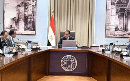 مدبولي يستعرض تقدم مشروع تطوير مدينة النيل الطبية معهد ناصر