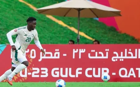 السعودية تتأهل لنصف نهائي كأس الخليج تحت 23 عاماً بتعادل مثير مع قطر