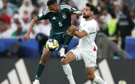 مباراة السعودية وفلسطين في كأس العرب تنتهي بالشوط الأول دون أهداف