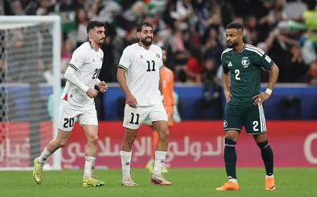 تعادل مثير بين فلسطين والسعودية في نهاية الوقت الأصلي للمباراة