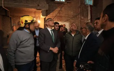 محافظ الجيزة يتابع تطورات حادث التسرب الغازي في إمبابة