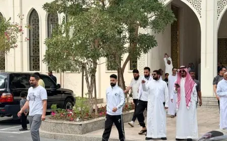 بعثة بيراميدز تقيم صلاة الجمعة بفندق مميز في لوسيل الدوحة