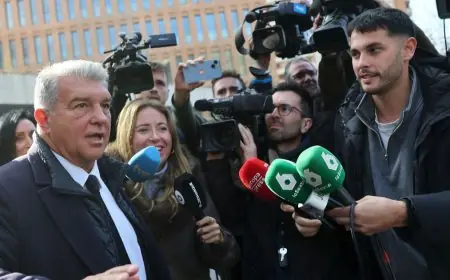 جوان لابورتا يدافع عن مدفوعات نيغريرا أمام القضاء ويؤكد عدم تفضيل برشلونة