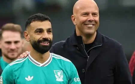 عودة محمد صلاح لتشكيلة ليفربول في مواجهة برايتون بعد محادثات مع سلوت