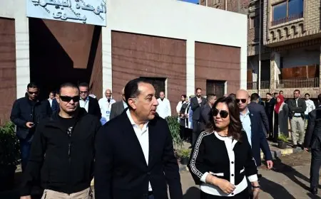 رئيس الوزراء يزور الوحدة البيطرية في نوى لدعم مبادرات حياة كريمة في القليوبية