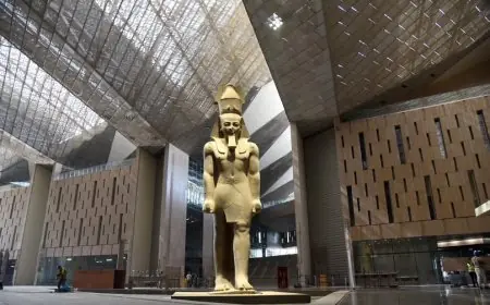 حقائق تسرب مياه الأمطار إلى المتحف المصري الكبير تكشفها السياحة والآثار