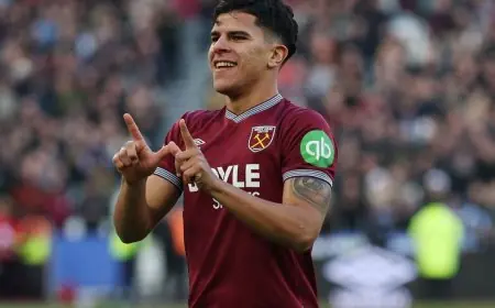 ماتيوس فرنانديز يسجل الرقم القياسي بأسرع هدف في الدوري الإنجليزي