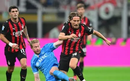 تعرف على موعد قمة نابولي وميلان في نصف نهائي كأس السوبر الإيطالي بالسعودية