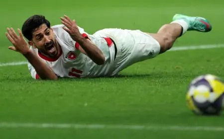 إصابة الرباط الصليبي تستبعد نجم الأردن من خطط الاتفاق