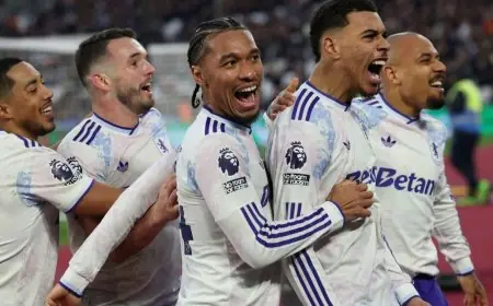 قذيفة روجرز تمنح أستون فيلا انتصاراً مثيراً على وست هام