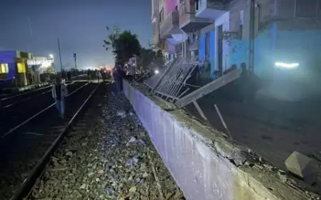 السكة الحديد تؤكد عدم وجود إصابات أو أضرار فنية بعد سقوط حاويات من قطار بضائع بالقليوبية