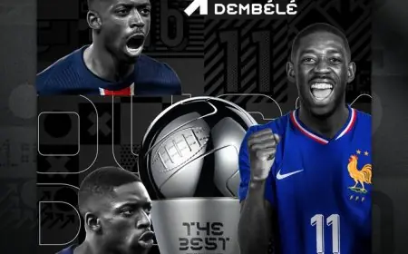 عثمان ديمبلي يحصد جائزة ذا بيست كأفضل لاعب في عام 2025