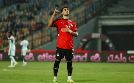 منتخب مصر يتفوق وديًا على نيجيريا بهدف محمود صابر
