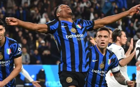 ظهير إنتر ميلان يبتعد عن الملاعب 3 أشهر بسبب جراحة الكاحل