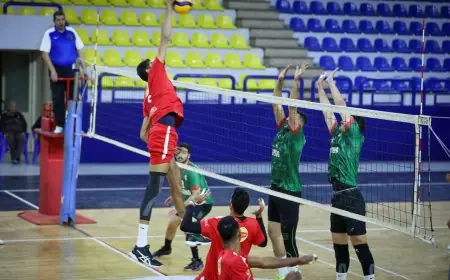 انتصار مثير لرجال طائرة الأهلي على سبورتنج في دوري المرتبط