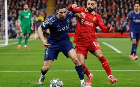 محمد صلاح يعلن: أشرف حكيمي اللاعب الأفضل عالميًا