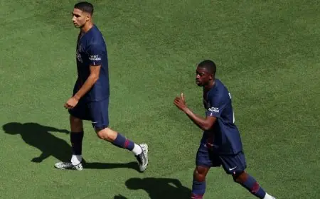 أشرف حكيمي يختار صديقه المقرب ويتجاهل ديمبيلي في تصويت ذا بيست