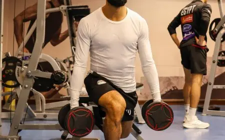 منتخب مصر يستعيد قوته بعد انتصاره على نيجيريا في تدريبات استشفائية مميزة بالصور