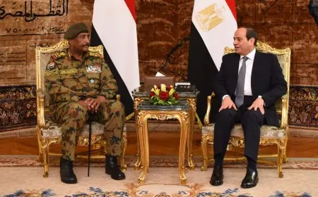 الرئيس السيسي يؤكد دعم مصر الكامل لوحدة وأمن واستقرار السودان
