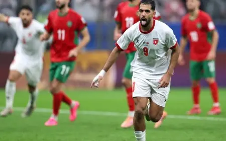 المغرب ينتزع التعادل من الأردن في اللحظات الأخيرة ويدخل الوقت الإضافي