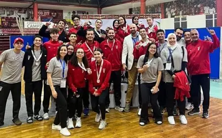 مصر تحقق انتصاراً كبيراً وتحصد ذهبيات فرق السلاح في دورة الألعاب الأفريقية للشباب