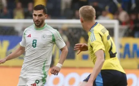 إصابة حسام عوار تحرمه من المشاركة في كأس إفريقيا وحيماد عبدلي يحل محله في منتخب الجزائر