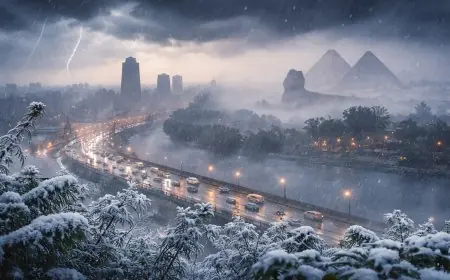 الشتاء في مصر 2026: موجات برد وأمطار وضباب تعلنها الأرصاد الجوية