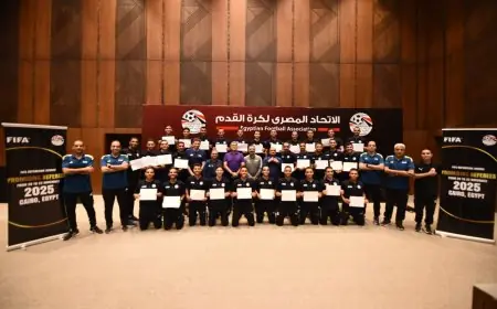 الفيفا يعلن اعتماد القائمة الدولية لحكام مصر لعام 2026