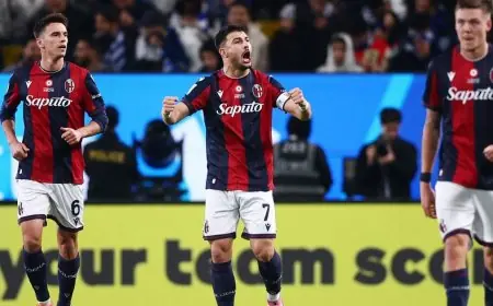بولونيا يطيح بإنتر ميلان بركلات ترجيح مثيرة ويصل لنهائي السوبر الإيطالي في الرياض