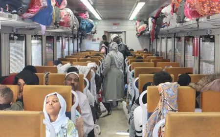 السكك الحديدية: انطلاق الرحلة الأربعين لقطارات العودة الطوعية للسودانيين