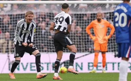 نيوكاسل يهدر تقدمه ويتعادل مع تشيلسي في مواجهة مثيرة بالدوري الإنجليزي