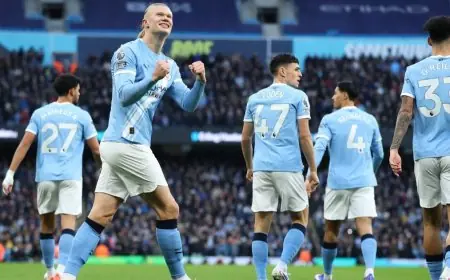 هالاند يتألق بثنائية ويقود السيتي لتصدر الدوري الإنجليزي بفوز مثير على وست هام