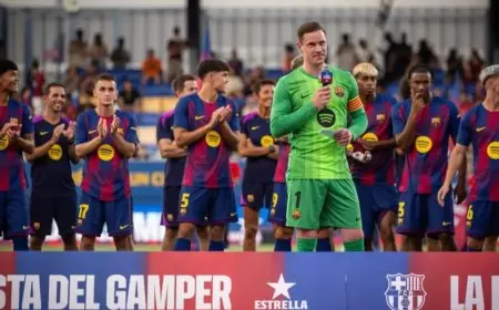 تير شتيغن يقترب من الدوري الإنجليزي لتعويض بطل العالم