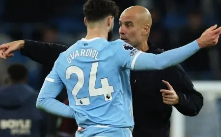 جوارديولا يكشف شرط المنافسة على الدوري ويستهزئ بالصحفيين