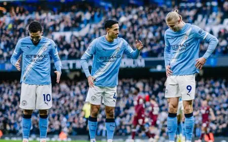 مانشستر سيتي يكتسح وست هام 3-0 ويتصدر الدوري الإنجليزي الممتاز