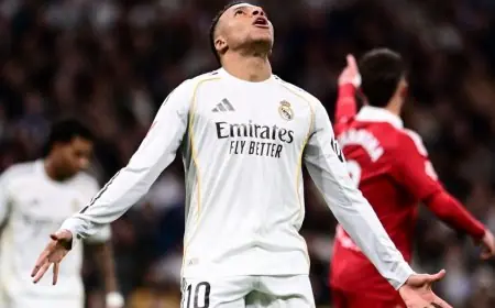 ريال مدريد يختتم 2025 بانتصار مثير على إشبيلية ومبابي يساوي إنجاز رونالدو