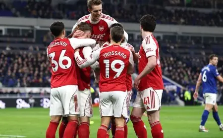 أرسنال يتجاوز عقبة إيفرتون بصعوبة ويستعيد قمة الدوري الإنجليزي الممتاز