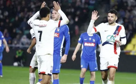 باريس سان جيرمان يتألق في كأس فرنسا ويخفق في كسر الرقم القياسي لبرشلونة التاريخي