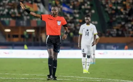 ندالا يقود تحكيم مباراة افتتاح كأس أمم أفريقيا 2025 بين المغرب وجزر القمر
