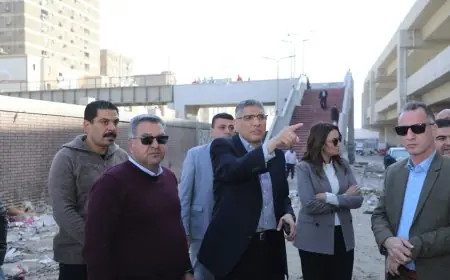 محافظ الجيزة يتابع تطوير الطرق والمناطق المحيطة بمستشفى بولاق الدكرور لتحسين البنية التحتية